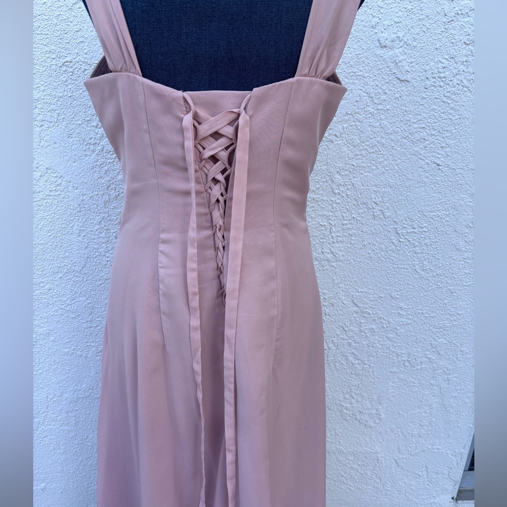 Elegant Mother of the bride 2-Piece dress in Dusty Rose - Picture 5 of 9